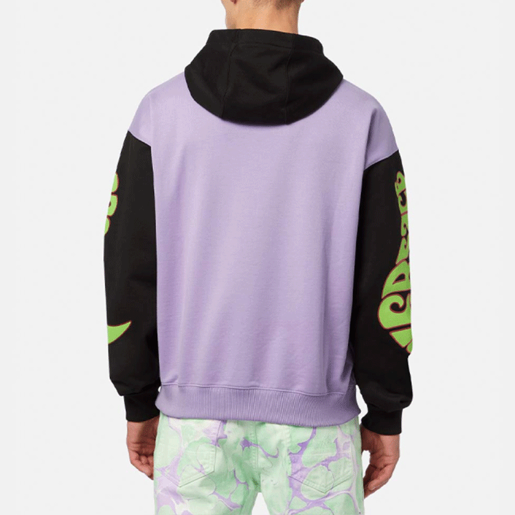 VERSACE SS22 Pattern Print Long Sleeve Hoodie Men’s Light Purple 1003985-1A02859-2D360 圖 5
