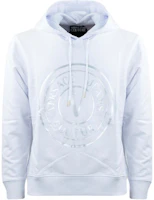 Versace SS22 White Circular Logo Print Long Sleeve Sweatshirt for Men 72GAIT03-CF01T-S03 Versace SS22 White Circular Logo Print Long Sleeve Sweatshirt for Men 72GAIT03-CF01T-S03