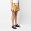 Purchase VERSACE SS23 Baroque Print Loose Fit Shorts Yellow 1007858-1A06335-5U670
