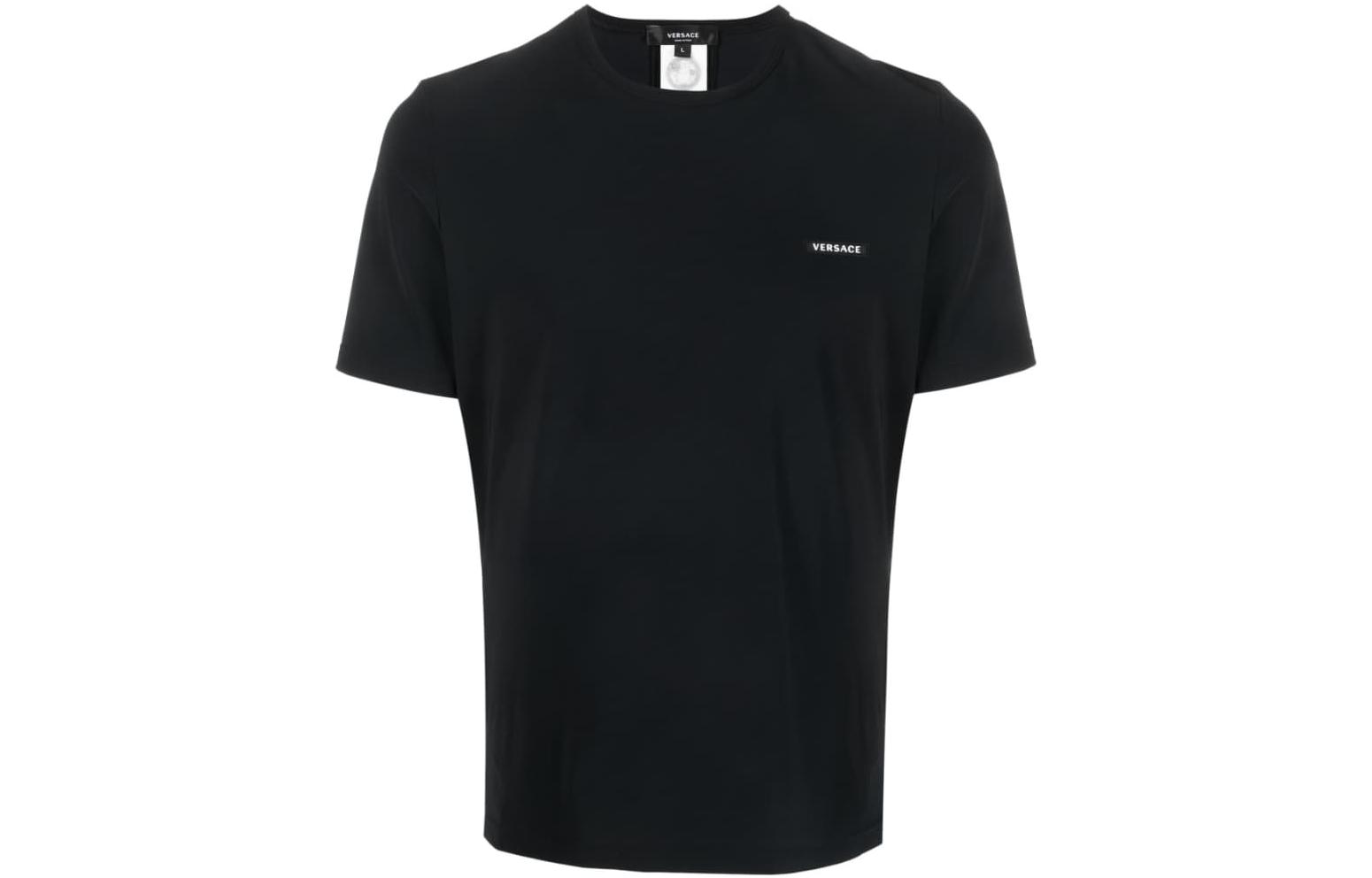 VERSACE SS23  Black Crewneck T-Shirt with Back Graphic Print. 1008151-1A05634-1B000 圖 2