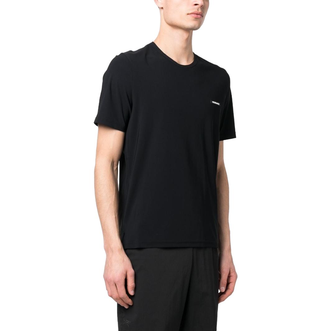 VERSACE SS23  Black Crewneck T-Shirt with Back Graphic Print. 1008151-1A05634-1B000 圖 4