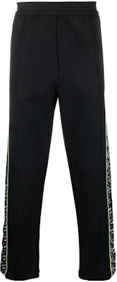 VERSACE SS23 Black High-Waist Side Stripe Knit Track Pants 1007848-1A05640-5B970 Buy VERSACE SS23 Black High-Waist Side Stripe Knit Track Pants 1007848-1A05640-5B970