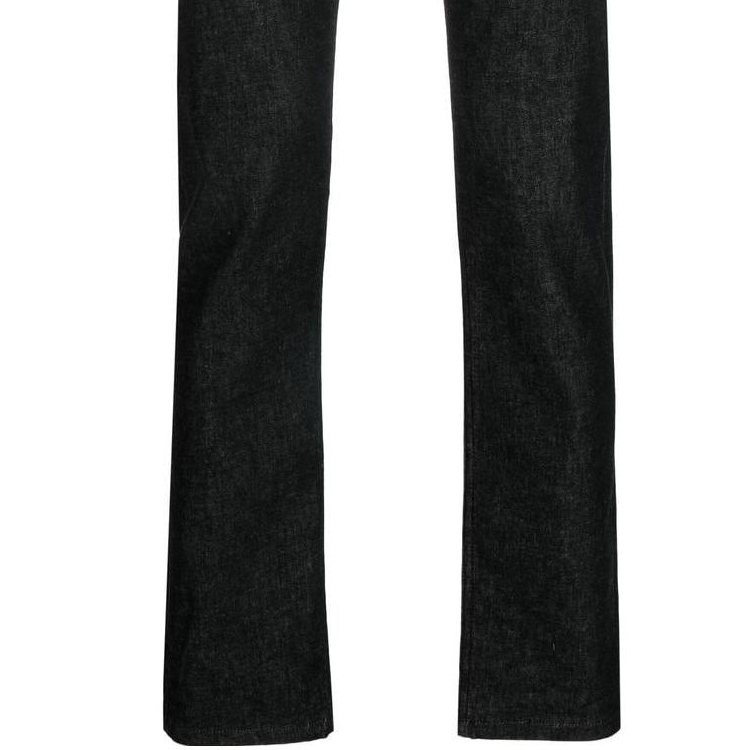 Sizing VERSACE SS23  Black Jeans with Solid Logo Embellished Crystals. 1006078-1A06367-1D040
