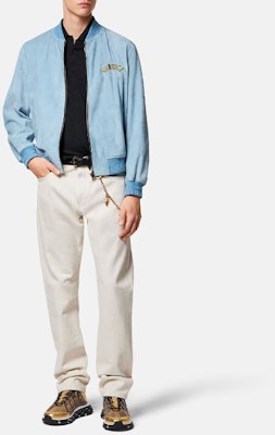 VERSACE SS23 黑色針織短袖 Polo 衫 1007765-1A05524-1B000 Lookbook VERSACE SS23 黑色針織短袖 Polo 衫 1007765-1A05524-1B000