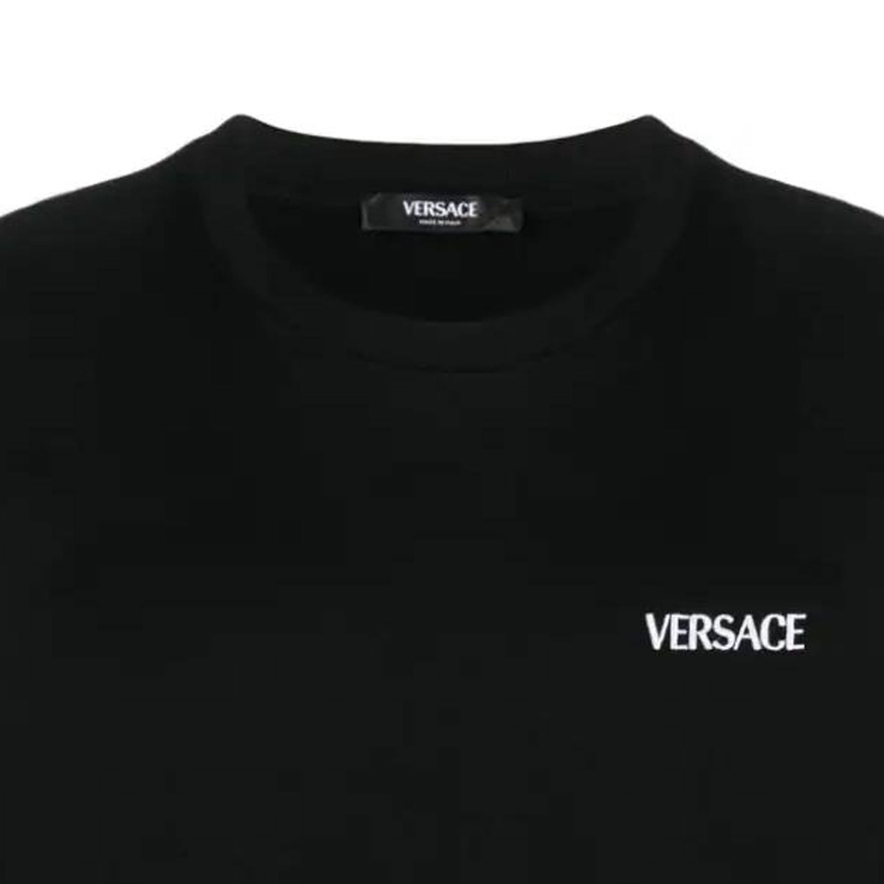 VERSACE SS23  Black Letter Print Crewneck Pullover Sweatshirt. 1012929-1A09339-2B510 圖 6