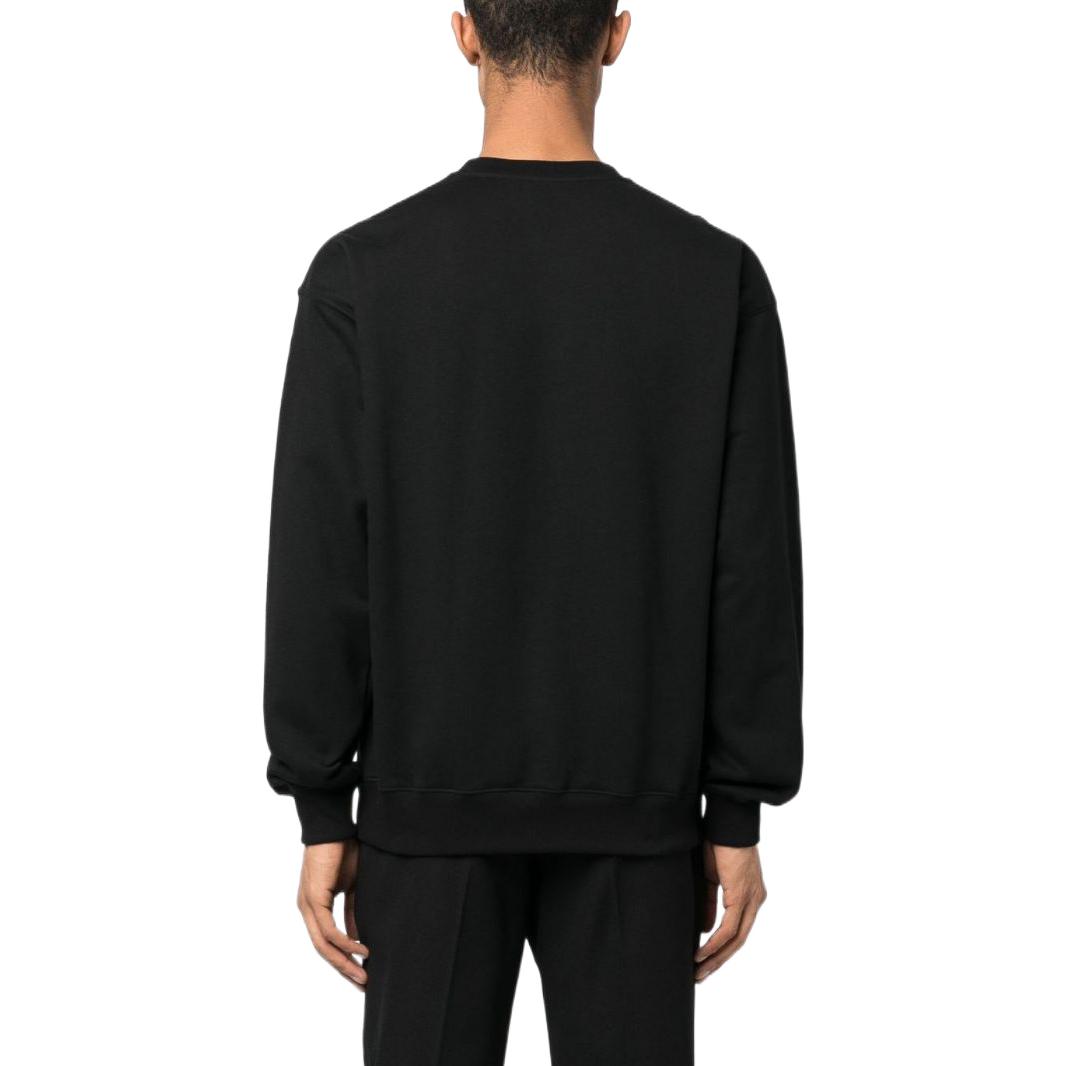 VERSACE SS23  Black Logo Embroidered Knit Sweater 1008543-1A06127-1B000 圖 4