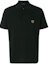 Buy VERSACE SS23 Black Plain Logo Embroidered Polo Shirt A89507S-A231377-2B130