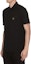 Purchase VERSACE SS23 Black Plain Logo Embroidered Polo Shirt A89507S-A231377-2B130