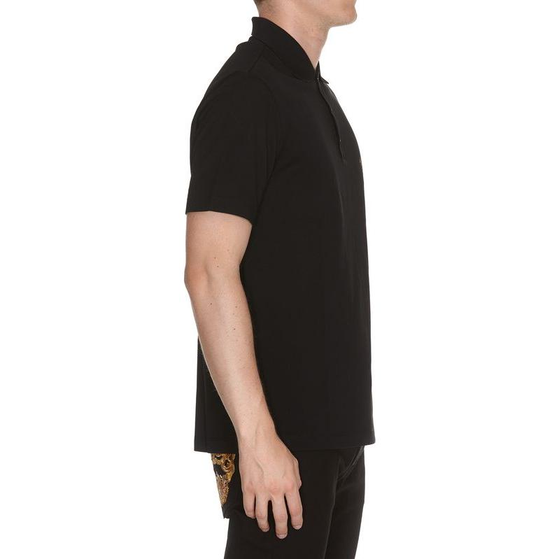 Details for 范思哲 SS23 黑色简约刺绣logo翻领T恤 A89507S-A231377-2B130