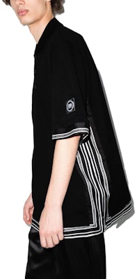 VERSACE SS23 Black Polo Shirt with Logo and Ribbon Detail. 1005192-1A03483-1B000 Purchase VERSACE SS23 Black Polo Shirt with Logo and Ribbon Detail. 1005192-1A03483-1B000