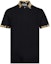 Buy VERSACE SS23 Black Printed Short Sleeve Polo Shirt. 74GAGT1-8CJ01TB-899