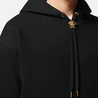 Details for VERSACE SS23 黑色純色Logo連帽衫 1008661-1A06213-1B000
