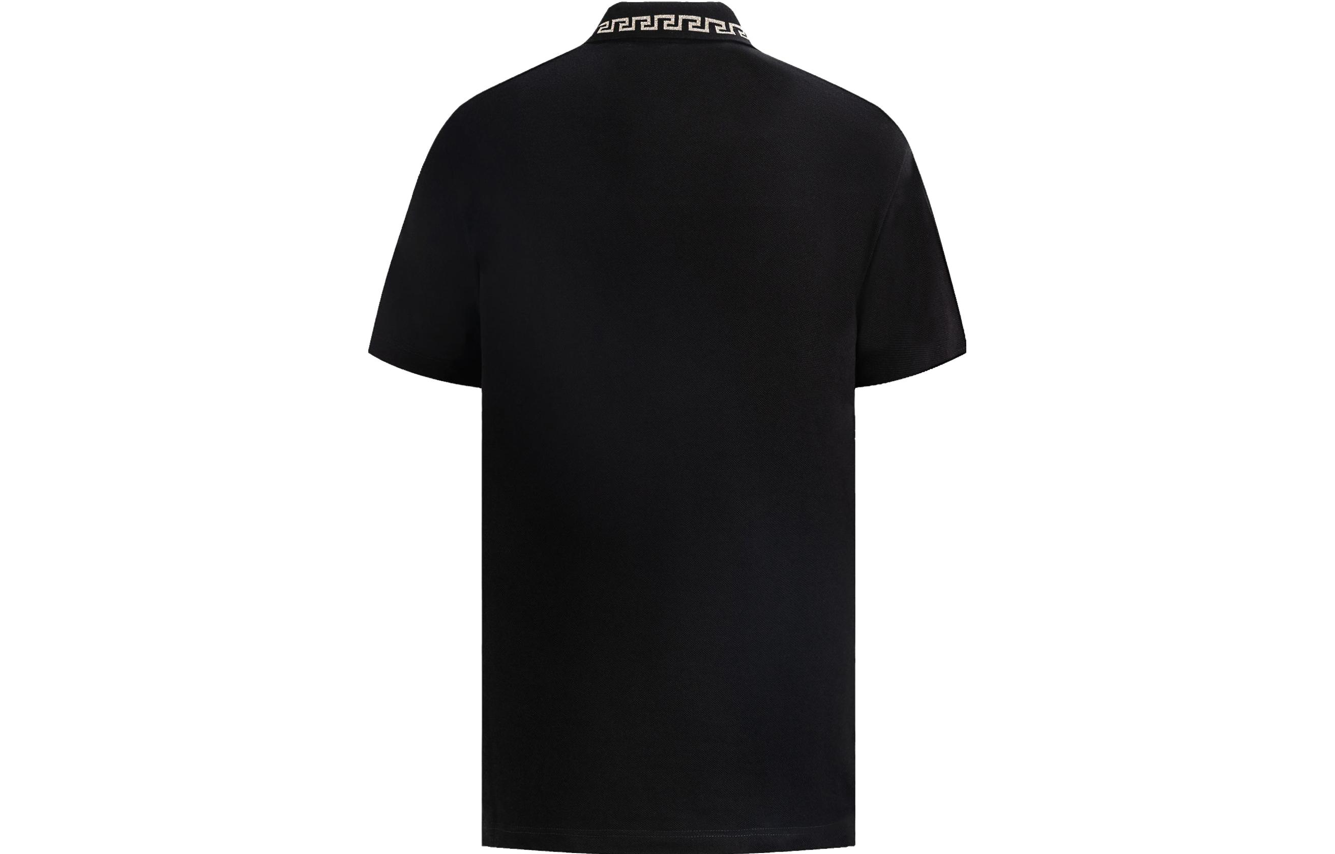 Lookbook 范思哲 SS23 黑色直筒刺绣标志POLO衫 A89504S-A231377-2B130