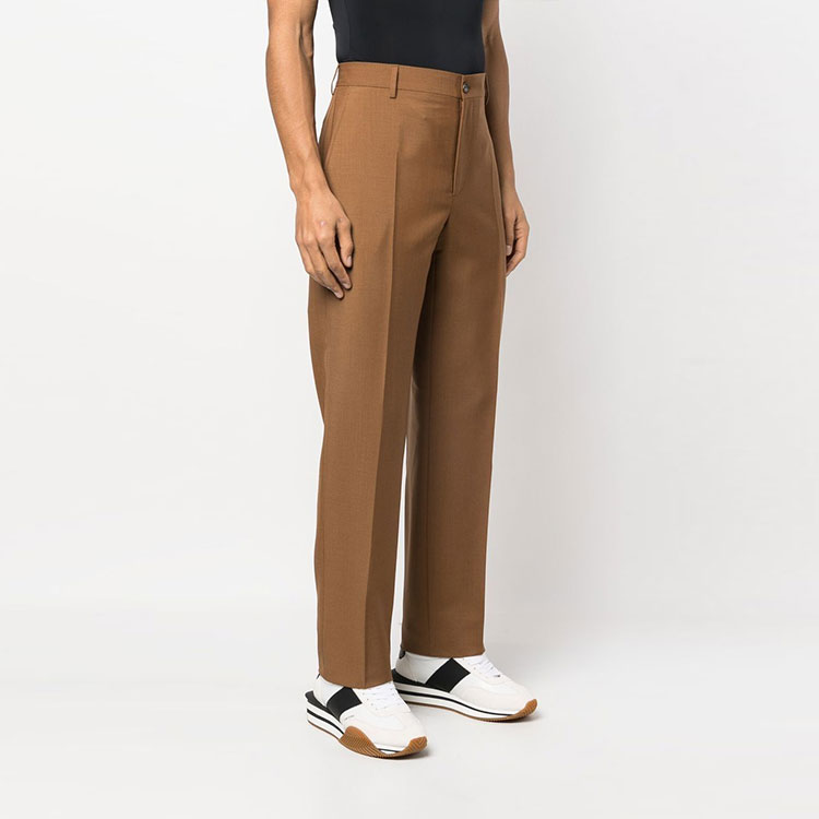 Purchase VERSACE SS23 棕色直筒休閒長褲 10060151-A01698-1N880