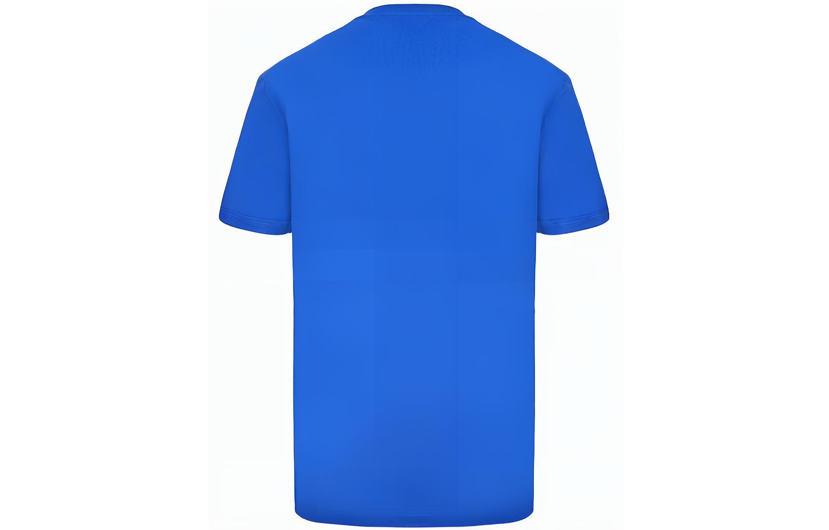 VERSACE SS23  Cobalt Blue Letter Print Crewneck Short Sleeve T-Shirt 1008461-1A06051-1UE30 圖 3