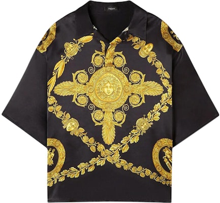 VERSACE SS23 Kemeja Lengan Pendek Cetakan Grafik Hitam 1009049-1A06451-5B000 Buy VERSACE SS23 Kemeja Lengan Pendek Cetakan Grafik Hitam 1009049-1A06451-5B000