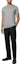 Lookbook Versace SS23 Grey Short-Sleeve Polo Shirt with Logo Embroidery. A87402-1A06199-2EB80