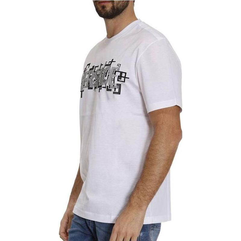 Versace SS23  Letter Print Crewneck T-Shirt White A76187-A201952-A98V 圖 3