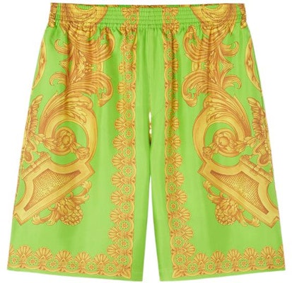 VERSACE SS23 淺綠色圖案休閒短褲 1002476-1A05710-5Y250 Buy VERSACE SS23 淺綠色圖案休閒短褲 1002476-1A05710-5Y250