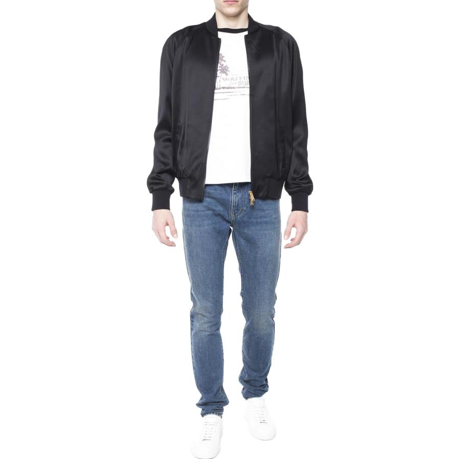 Lookbook 范思哲 SS23 美杜莎印花拉链夹克 黑色 A79281-A224544-A008