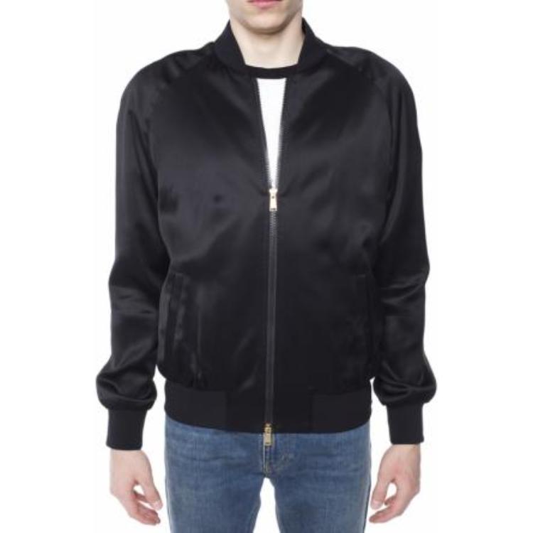 Shop 范思哲 SS23 美杜莎印花拉链夹克 黑色 A79281-A224544-A008