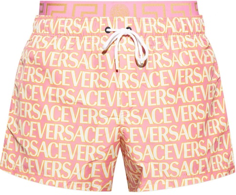 VERSACE SS23 Shorts de Natación Naranja Colorblock con Logo y Cordón Ajustable. 1007841-1A07862-5P830 Buy VERSACE SS23 Shorts de Natación Naranja Colorblock con Logo y Cordón Ajustable. 1007841-1A07862-5P830