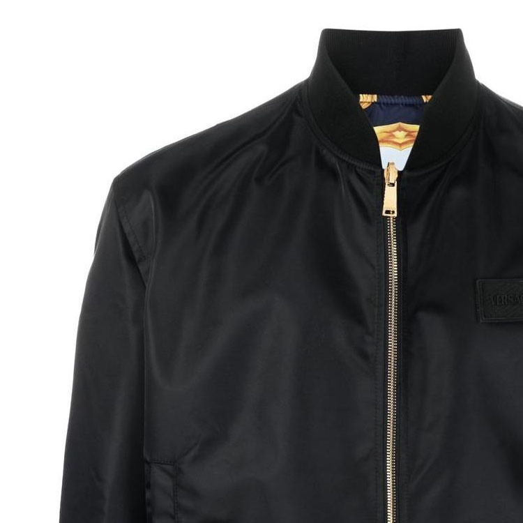 VERSACE SS23  Reversible Zip-Up Jacket Black 1008619-1A06200-5U670 圖 6