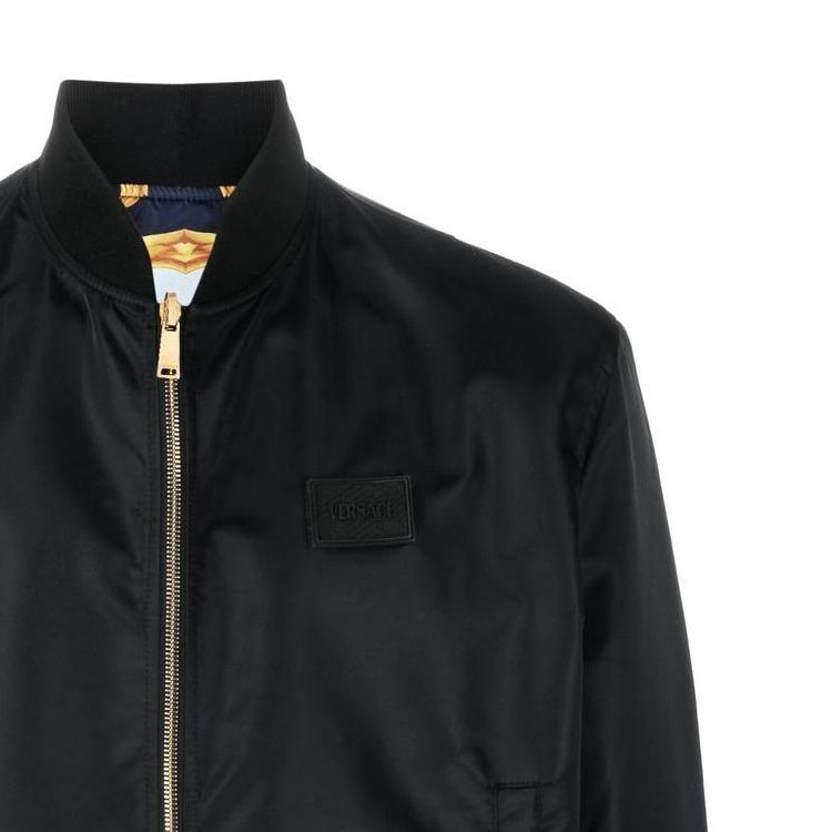 VERSACE SS23  Reversible Zip-Up Jacket Black 1008619-1A06200-5U670 圖 7