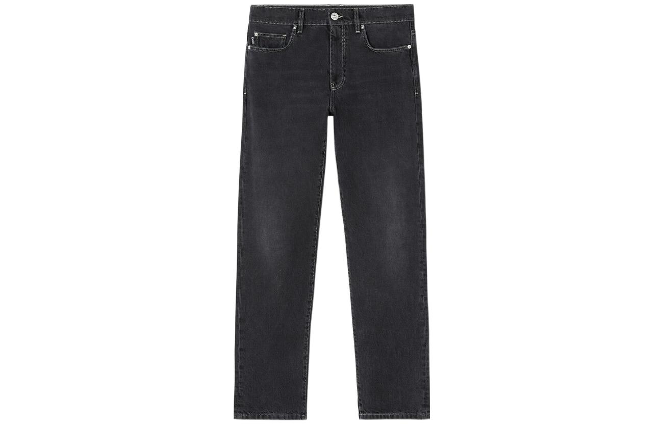Versace SS23  Slim-Fit Grey Denim Jeans - Solid Color Casual Style 1007837-1A05762-1D490 圖 2