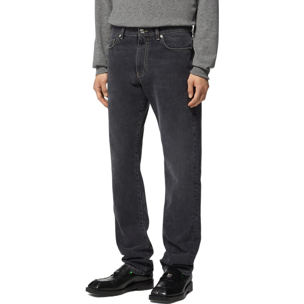 Versace SS23  Slim-Fit Grey Denim Jeans - Solid Color Casual Style 1007837-1A05762-1D490 圖 5