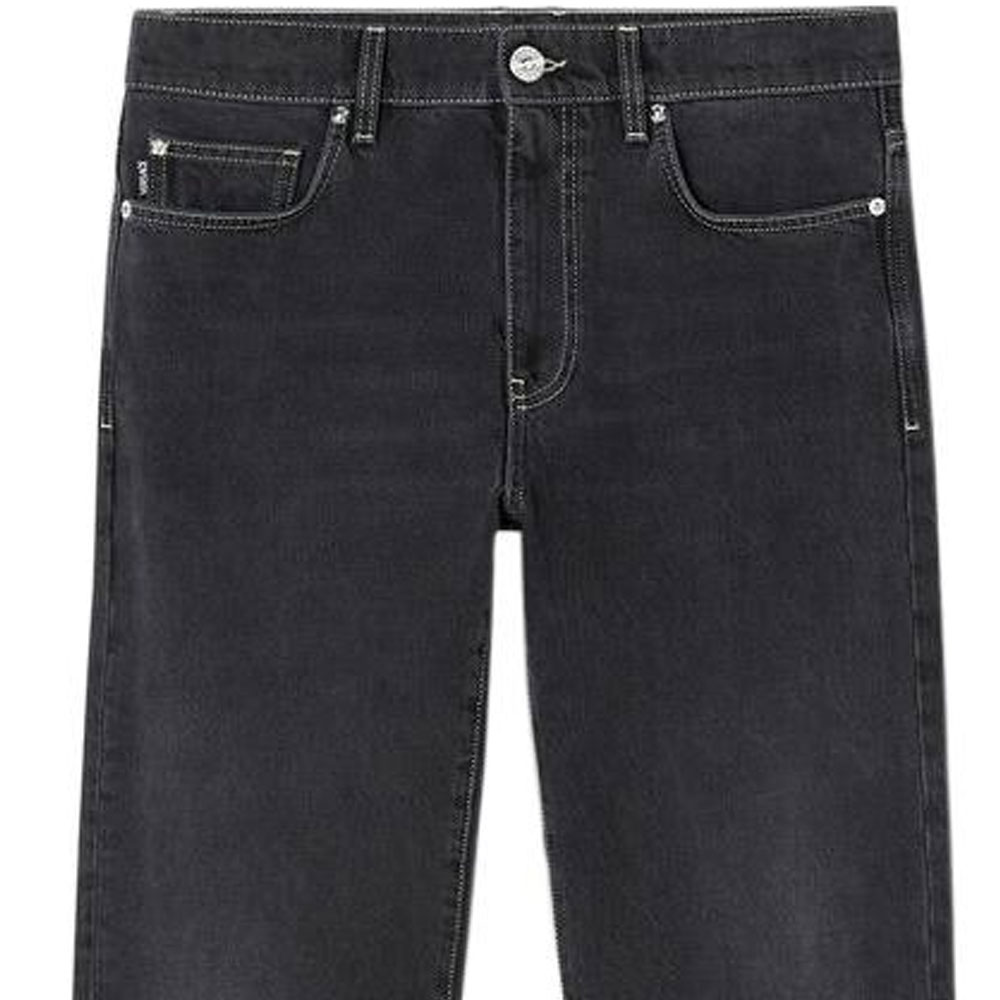 Versace SS23  Slim-Fit Grey Denim Jeans - Solid Color Casual Style 1007837-1A05762-1D490 圖 6