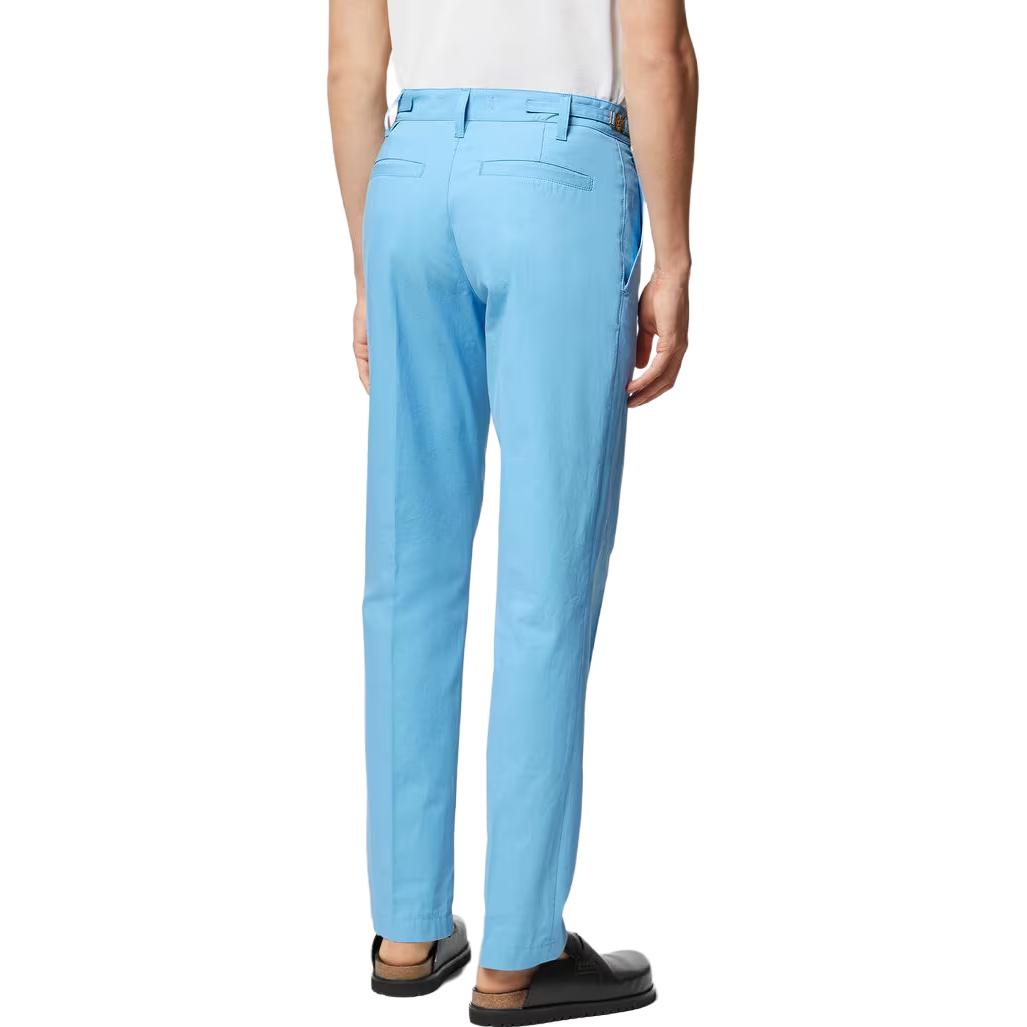VERSACE SS23  Solid Straight-Leg Mid-Waist Casual Pants Blue 1010583-1A07474-1VA90 圖 5