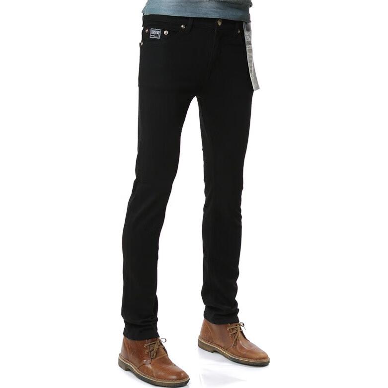 Purchase VERSACE SS23 直筒中腰黑色丹寧牛仔褲 74GAB530-CDW00-909