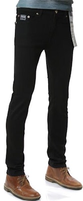 VERSACE SS23 直筒中腰黑色丹寧牛仔褲 74GAB530-CDW00-909 Purchase VERSACE SS23 直筒中腰黑色丹寧牛仔褲 74GAB530-CDW00-909