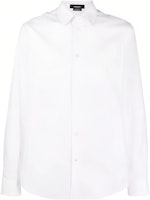 VERSACE SS23 White Solid Color Long Sleeve Button-Up Shirt 1008574-1A07672-2W320 VERSACE SS23 White Solid Color Long Sleeve Button-Up Shirt 1008574-1A07672-2W320