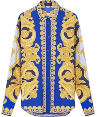 VERSACE SS23 Kemeja Lengan Panjang Corak Abstrak Lelaki Biru Emas 1008574-1A06149-5U670 Buy VERSACE SS23 Kemeja Lengan Panjang Corak Abstrak Lelaki Biru Emas 1008574-1A06149-5U670