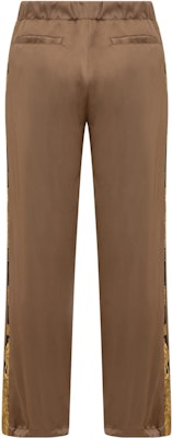 VERSACE SS23 Baroque Print Straight-Leg Trousers Brown Casual Pants 1009374-1A06824-5B000 Lookbook VERSACE SS23 Baroque Print Straight-Leg Trousers Brown Casual Pants 1009374-1A06824-5B000