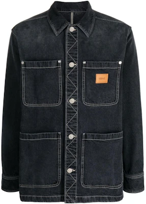 Chaqueta Negra Versace SS23 de Botón Simple con Cuello con Logo 10078121-A05762-1D490 Buy Chaqueta Negra Versace SS23 de Botón Simple con Cuello con Logo 10078121-A05762-1D490