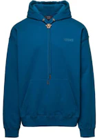 Versace SS23 Blue Sweatshirt with Embroidery & Metal Decoration 1008661-1A06213-1UF90 Versace SS23 Blue Sweatshirt with Embroidery & Metal Decoration 1008661-1A06213-1UF90