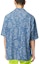 Shop VERSACE 2023春夏花卉印花短袖休閒襯衫牛仔藍 男款 1007836-1A05765-1D520