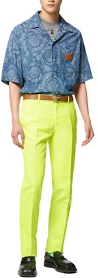 VERSACE 2023春夏花卉印花短袖休閒襯衫牛仔藍 男款 1007836-1A05765-1D520 Purchase VERSACE 2023春夏花卉印花短袖休閒襯衫牛仔藍 男款 1007836-1A05765-1D520