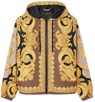 Order VERSACE SS23 金色標誌印花連帽拉鍊外套 外套. 1008037-1A06165-5B940