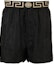 Order Versace SS23 Greek Key Jacquard Waistband Straight-Fit Shorts Men Black. 1000948-1A06342-5B050