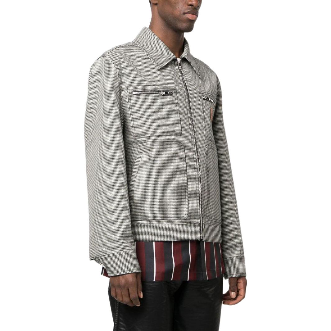 VERSACE SS23 Houndstooth Print Jacket  Grey 1007441-1A05742-2W020 圖 5