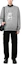 Lookbook VERSACE SS23 Letter Logo Print Crewneck Long Sleeve Sweatshirt Gray Men’s. 1009462-1A06894-1E100