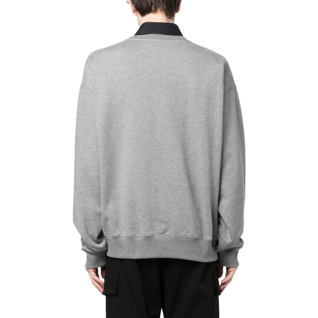 VERSACE SS23 Letter Logo Print Crewneck Long Sleeve Sweatshirt Gray Men’s. 1009462-1A06894-1E100 圖 4