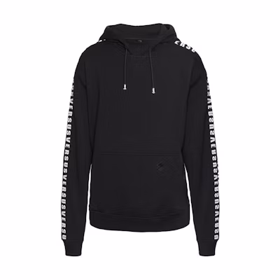 Versace SS23 Letter Print Casual Hoodie Black Edition BU90431-BJ10193-B1008