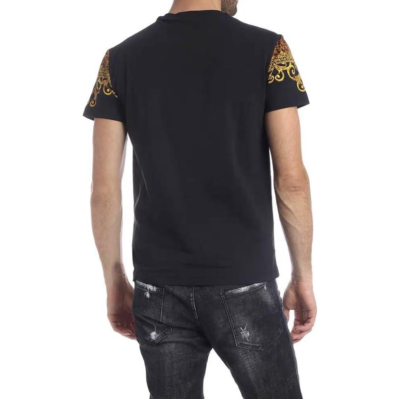 VERSACE SS23 Letter Print Graphic Crewneck T-Shirt Multicolor Men’s Tee B3GUA7DF-36609-899 圖 4