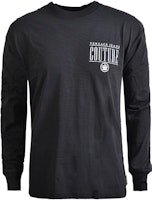 VERSACE SS23 Letter Print Long Sleeve Casual T-Shirt Black B3GZB7TN-30319-899 VERSACE SS23 Letter Print Long Sleeve Casual T-Shirt Black B3GZB7TN-30319-899