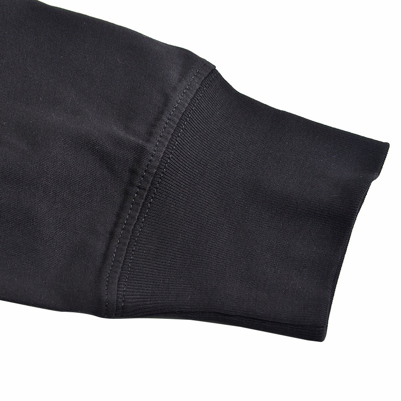 Sizing VERSACE SS23 字母印花长袖休闲T恤 黑色 B3GZB7TN-30319-899